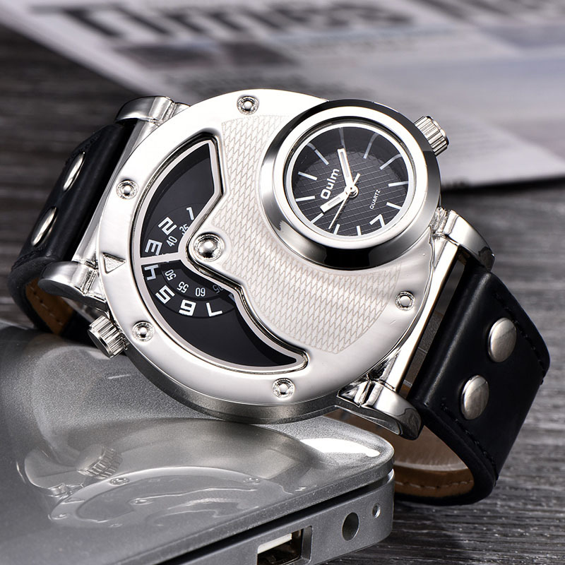 Ralph Watches® - Multi-Time Zone Leather Band Watch