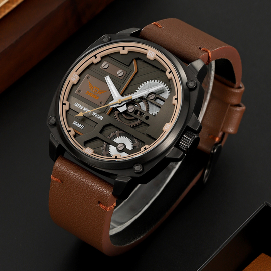 Ralph Watches® - Quartz Leather Men's Watch