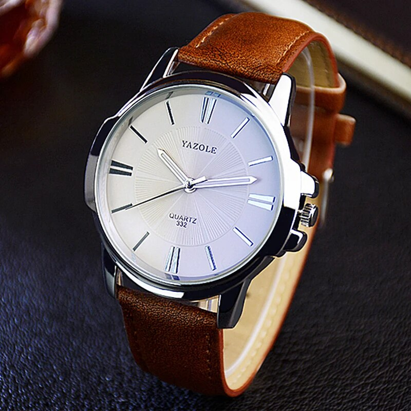 Ralph Watches® - Luxurious Blue Glass Leather Watch
