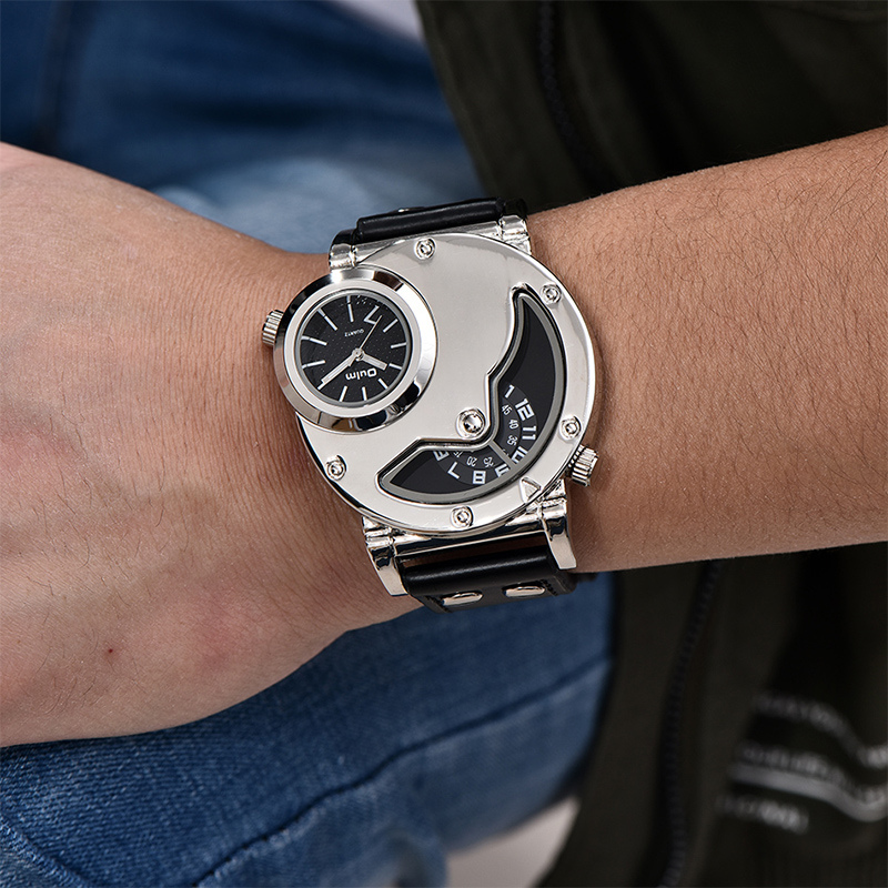Ralph Watches® - Multi-Time Zone Leather Band Watch