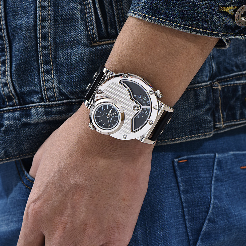 Ralph Watches® - Multi-Time Zone Leather Band Watch