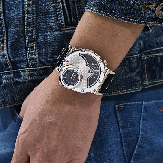 Ralph Watches® - Multi-Time Zone Leather Band Watch
