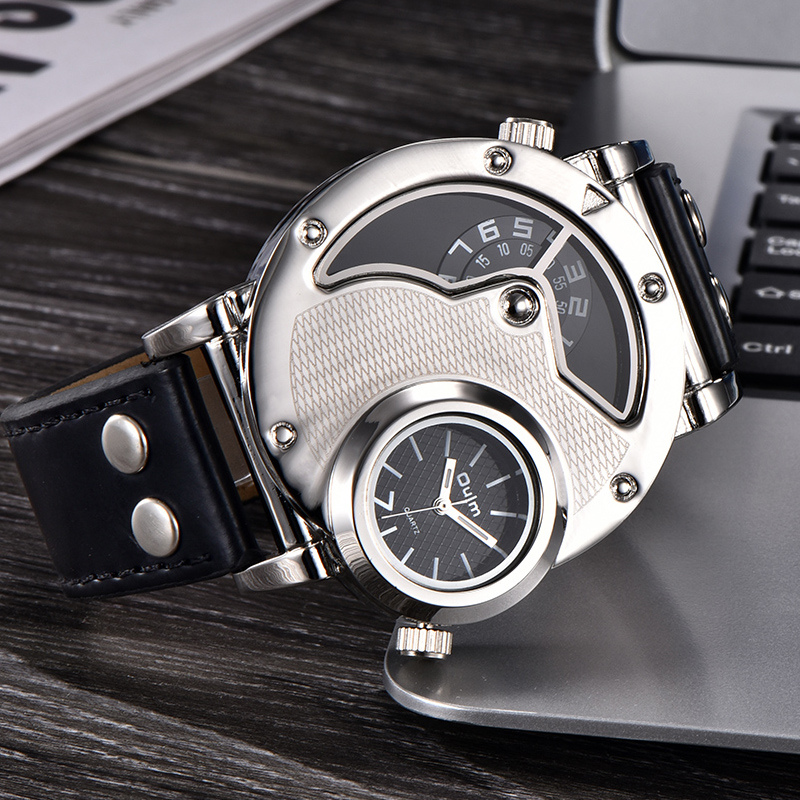 Ralph Watches® - Multi-Time Zone Leather Band Watch