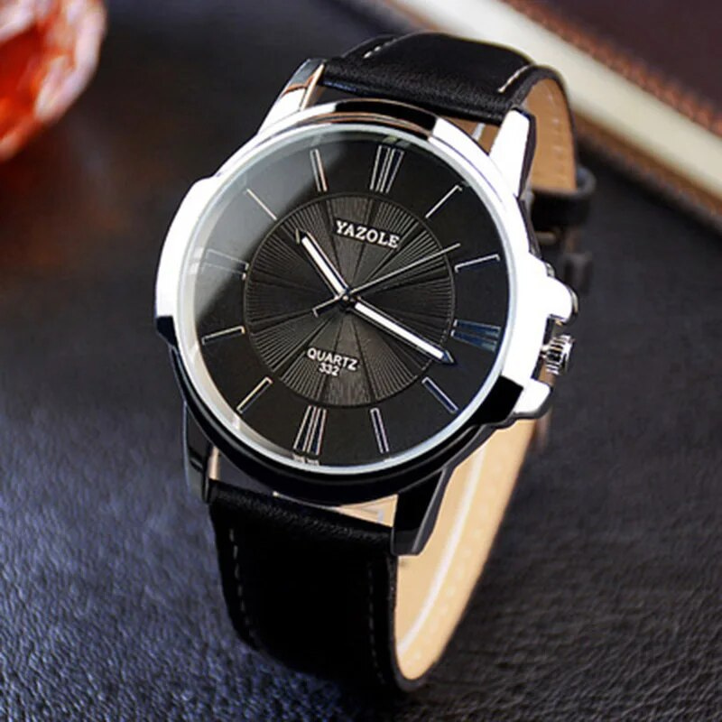 Ralph Watches® - Luxurious Blue Glass Leather Watch