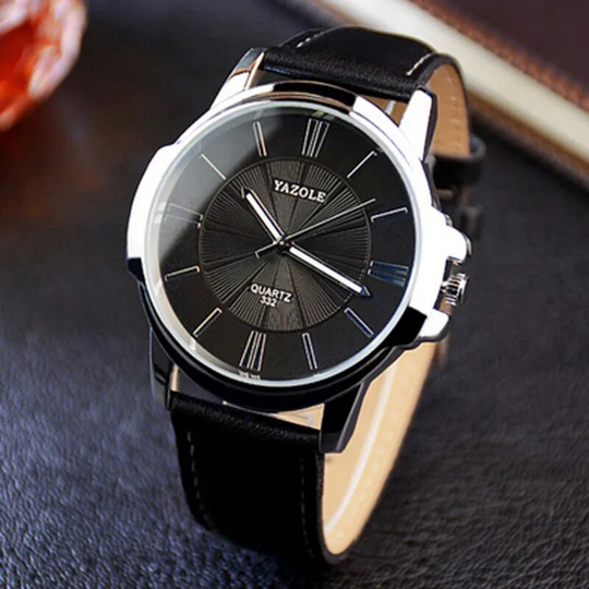 Ralph Watches® - Luxurious Blue Glass Leather Watch