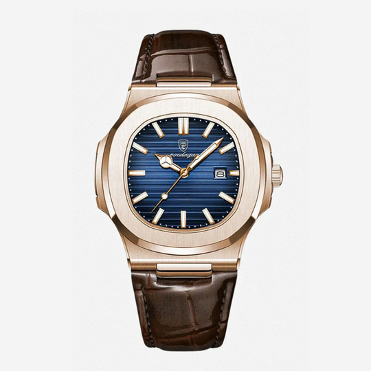 Elias | Sleek Dial Paired with a Classic Leather
