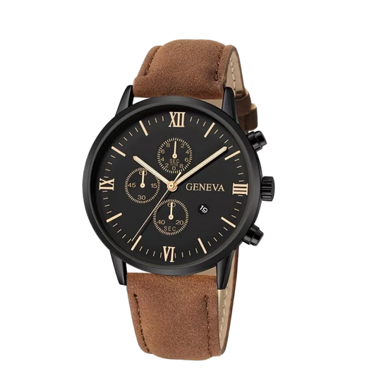 Zachary | Relaxed-Style Quartz Watch with Analog Display | 40.5mm