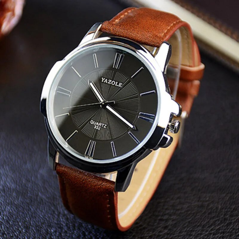 Ralph Watches® - Luxurious Blue Glass Leather Watch
