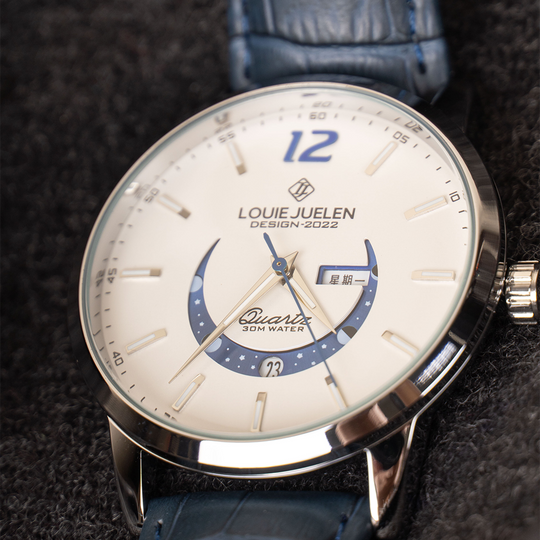 Ralph Watches® - Elegant Luminous Moon Phase Watch
