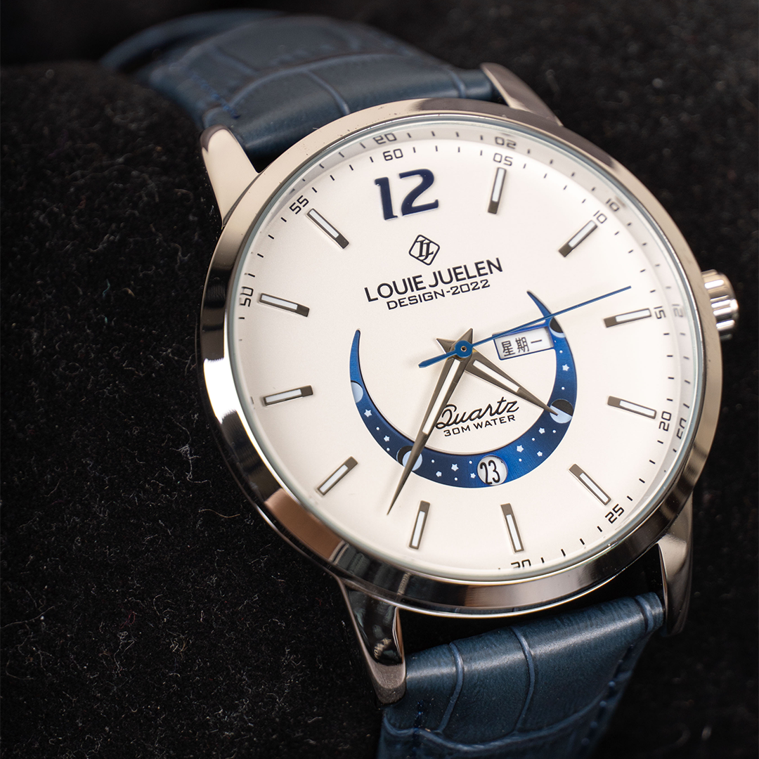 Ralph Watches® - Elegant Luminous Moon Phase Watch