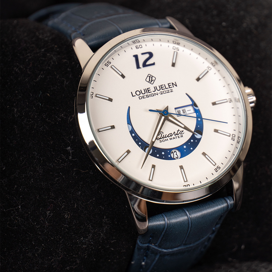 Ralph Watches® - Elegant Luminous Moon Phase Watch