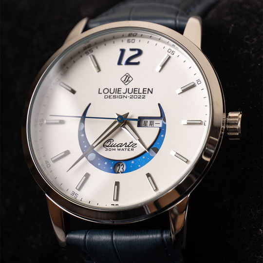 Ralph Watches® - Elegant Luminous Moon Phase Watch