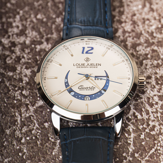 Ralph Watches® - Elegant Luminous Moon Phase Watch