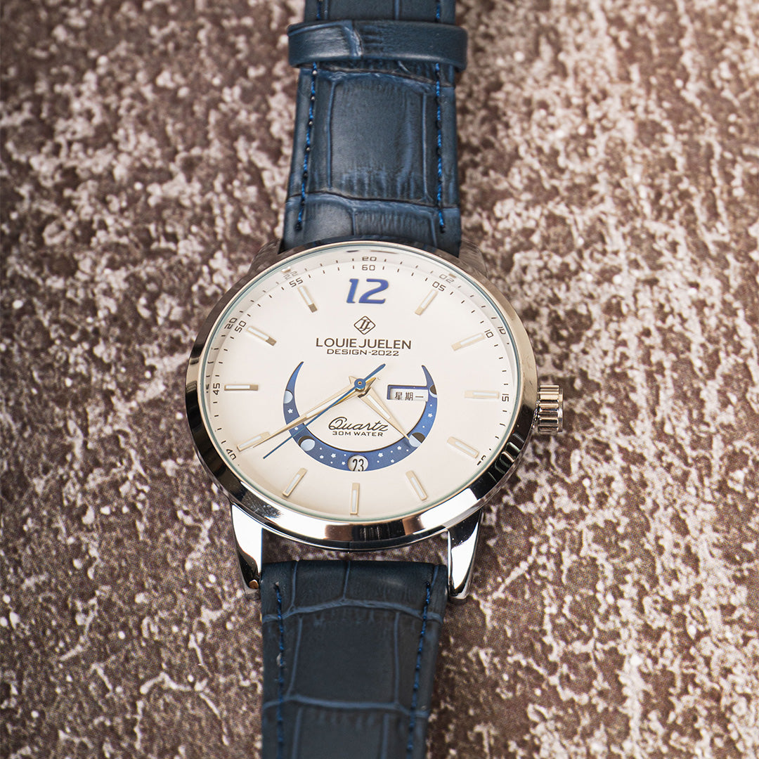 Ralph Watches® - Elegant Luminous Moon Phase Watch