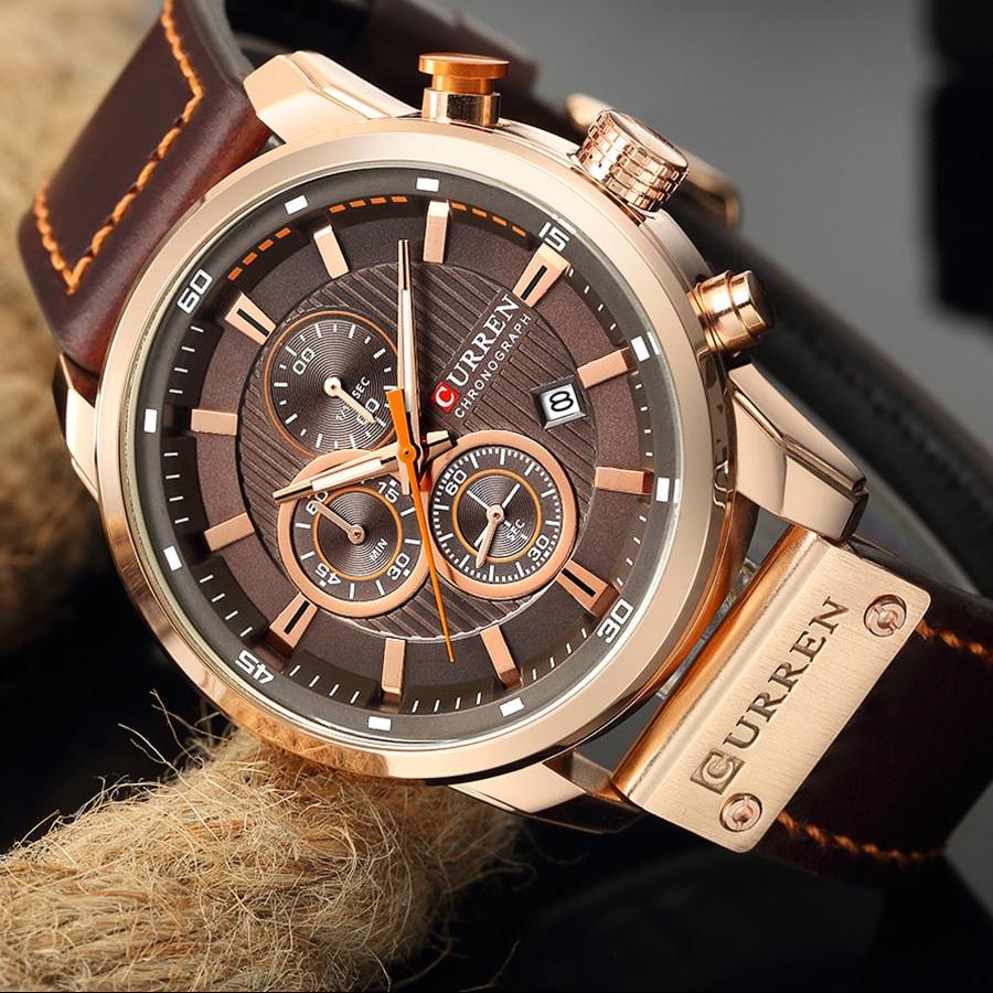 Ralph Watches® - Elegant Quartz Watch with Leather Band