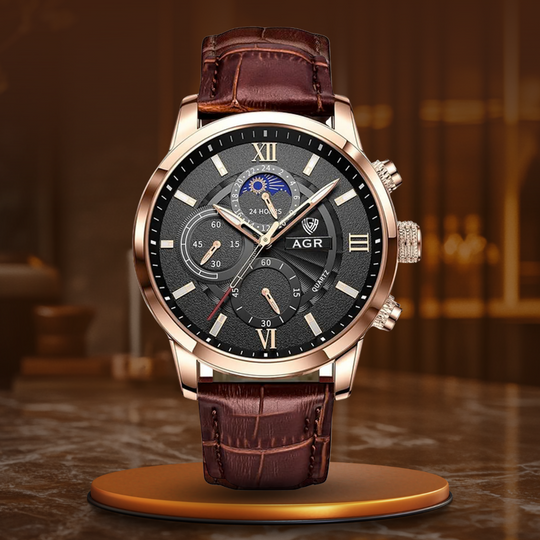 Ralph Watches® - Luxurious Leather Quartz Watch