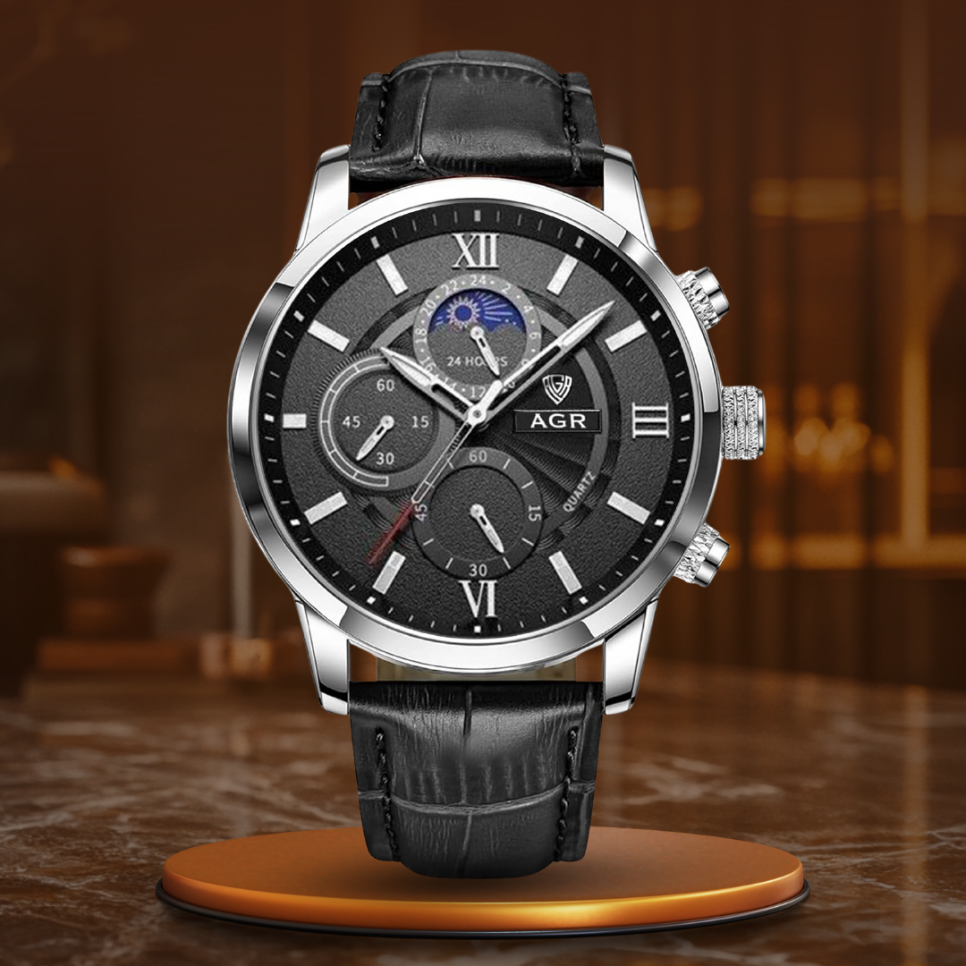 Ralph Watches® - Luxurious Leather Quartz Watch