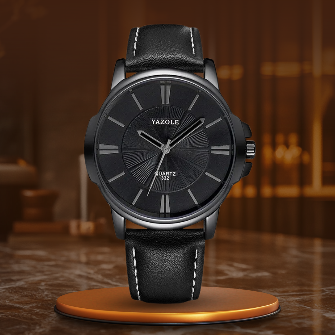 Ralph Watches® - Luxurious Blue Glass Leather Watch