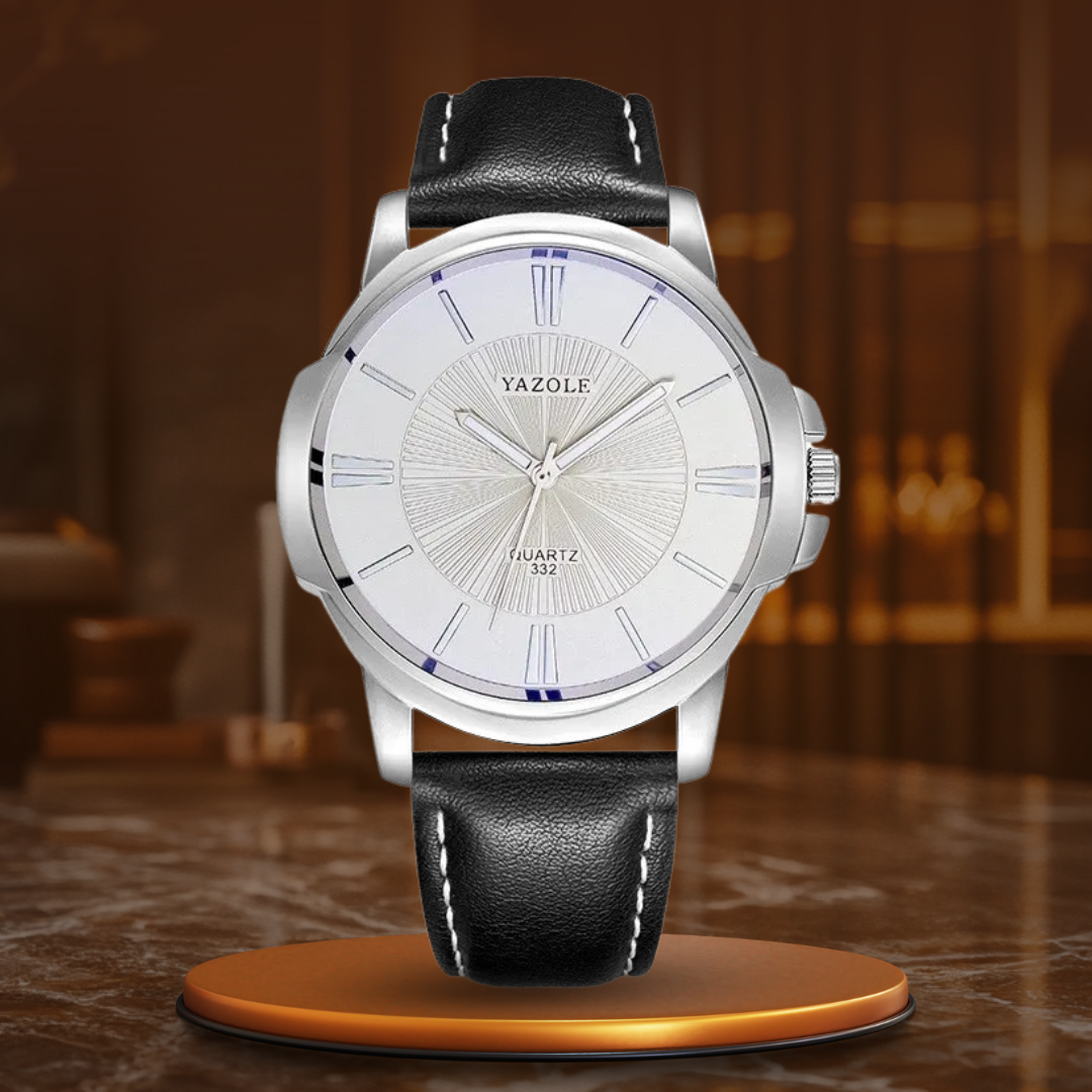 Ralph Watches® - Luxurious Blue Glass Leather Watch