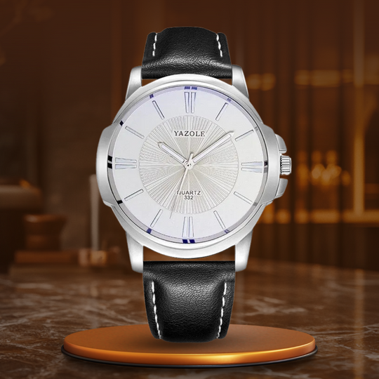 Ralph Watches® - Luxurious Blue Glass Leather Watch