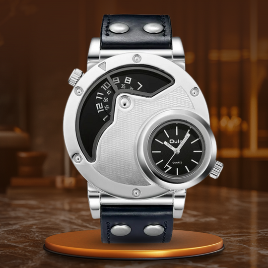 Ralph Watches® - Multi-Time Zone Leather Band Watch