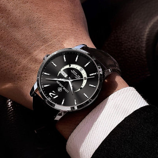 Ralph Watches® - Elegant Luminous Moon Phase Watch